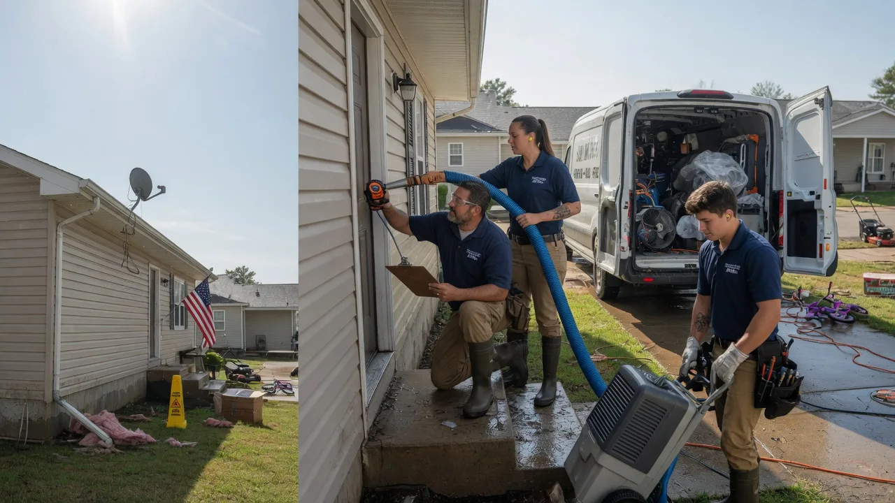 Ceiling Water Damage Restoration in Baldwin, WI near me